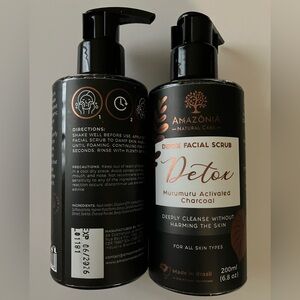 Amazonia Natural Care - Detox Facial Scrub - Set of Two 200mL (Brazilian Beauty)